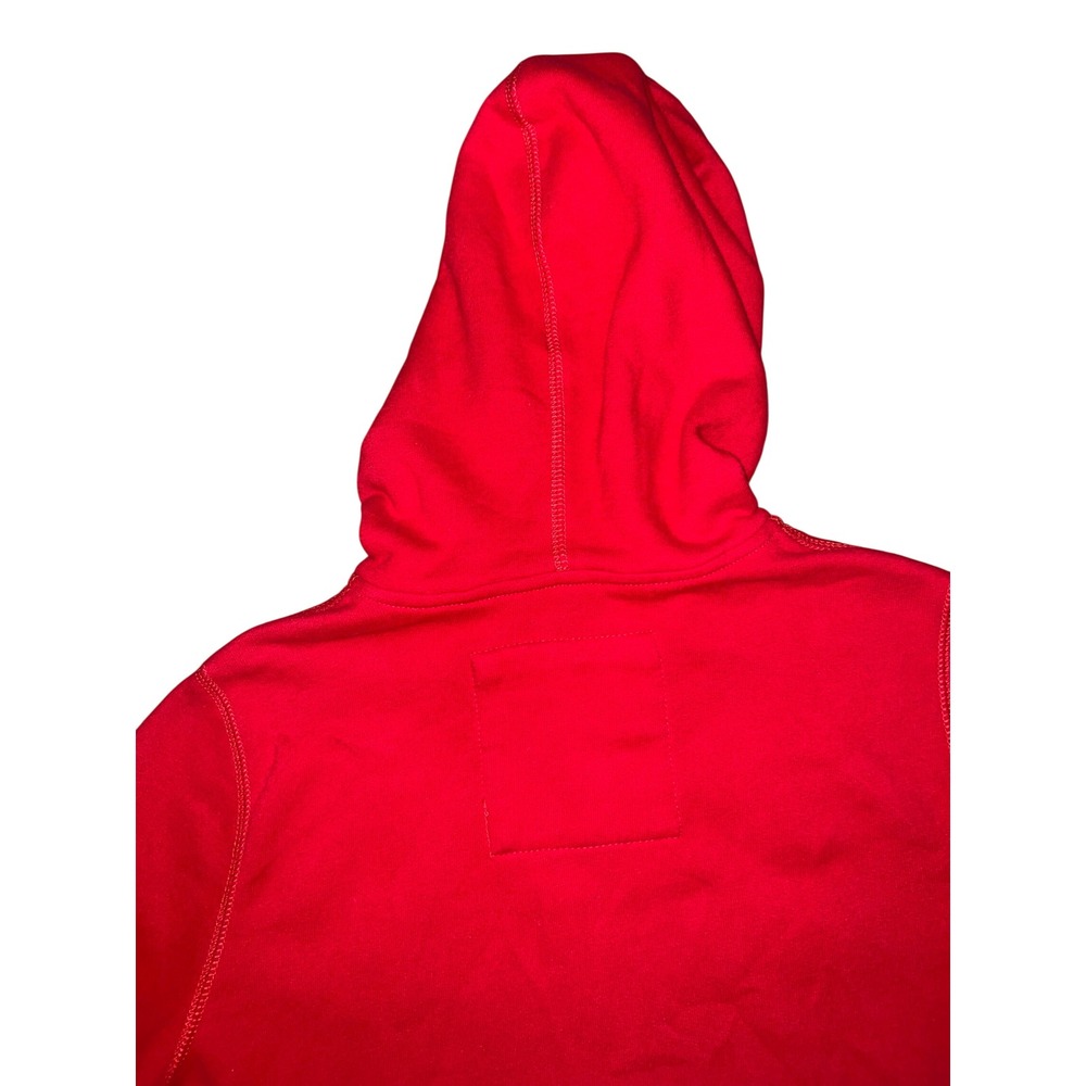 Vintage Hollister California Womens Red Full Zip Hoodie Fleece Large - Picture 11 of 13